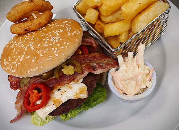 The Wild Thing Beef Burger & Chips
